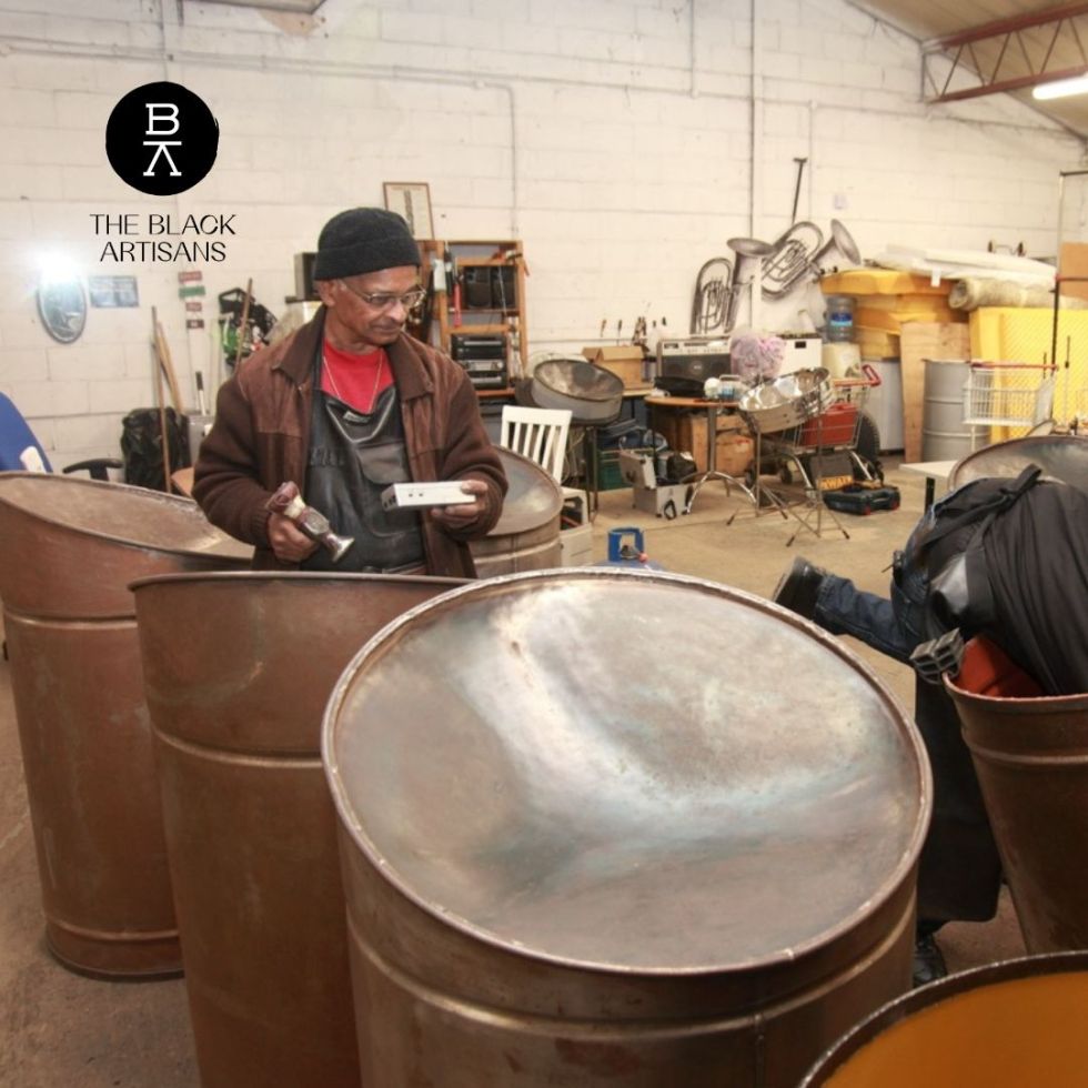 Steel Pan Tuners, Black Artisans image by Jo Sealy