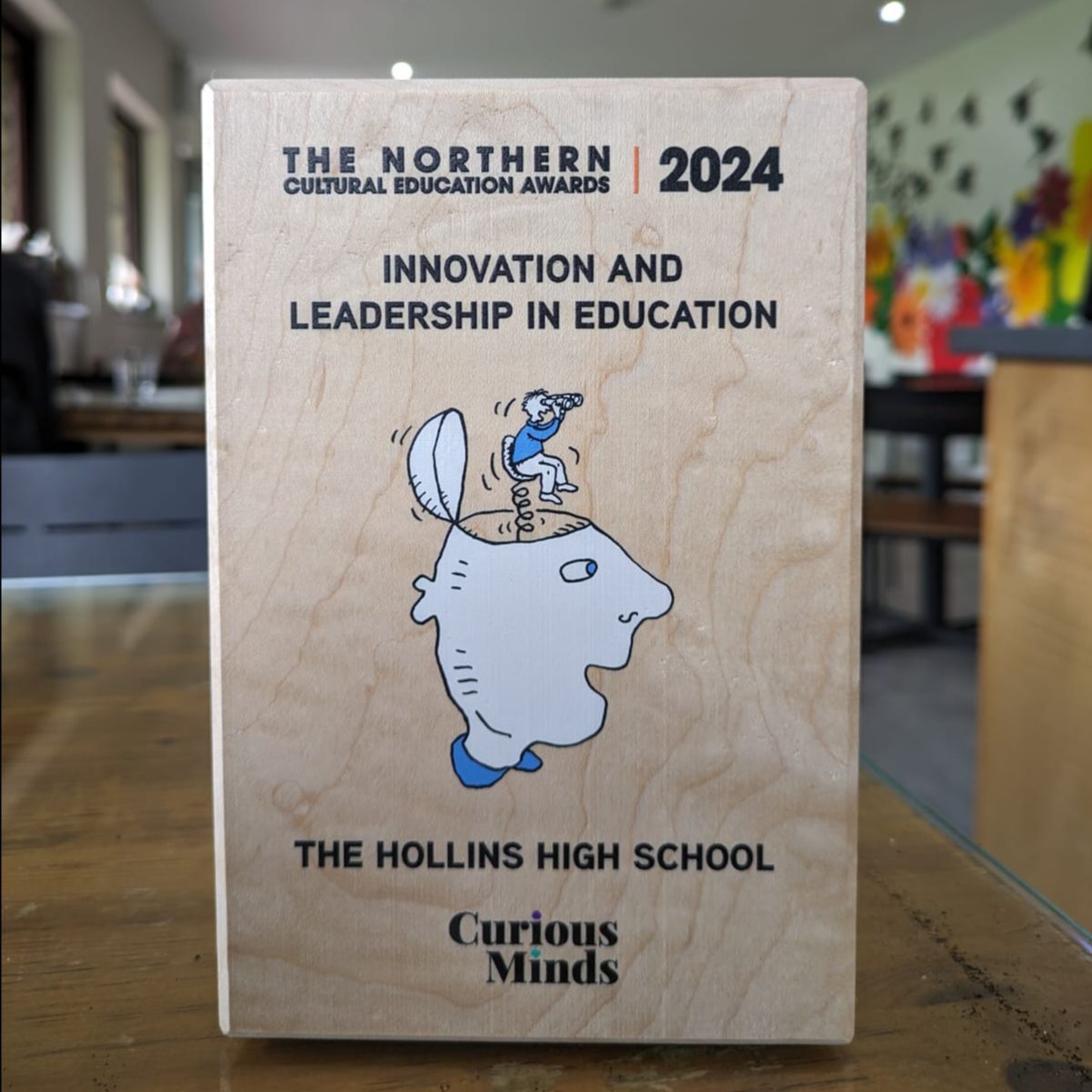 The Hollins High School was awarded the Innovation and Leadership in Education 2024 Award for their Cohesion through Creativity Initiative