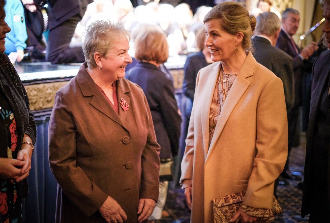 Ruth Eastwood with the Duchess of Edinburgh